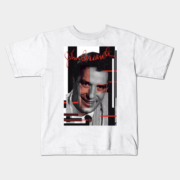 John Cassavetes Kids T-Shirt by Exile Kings 